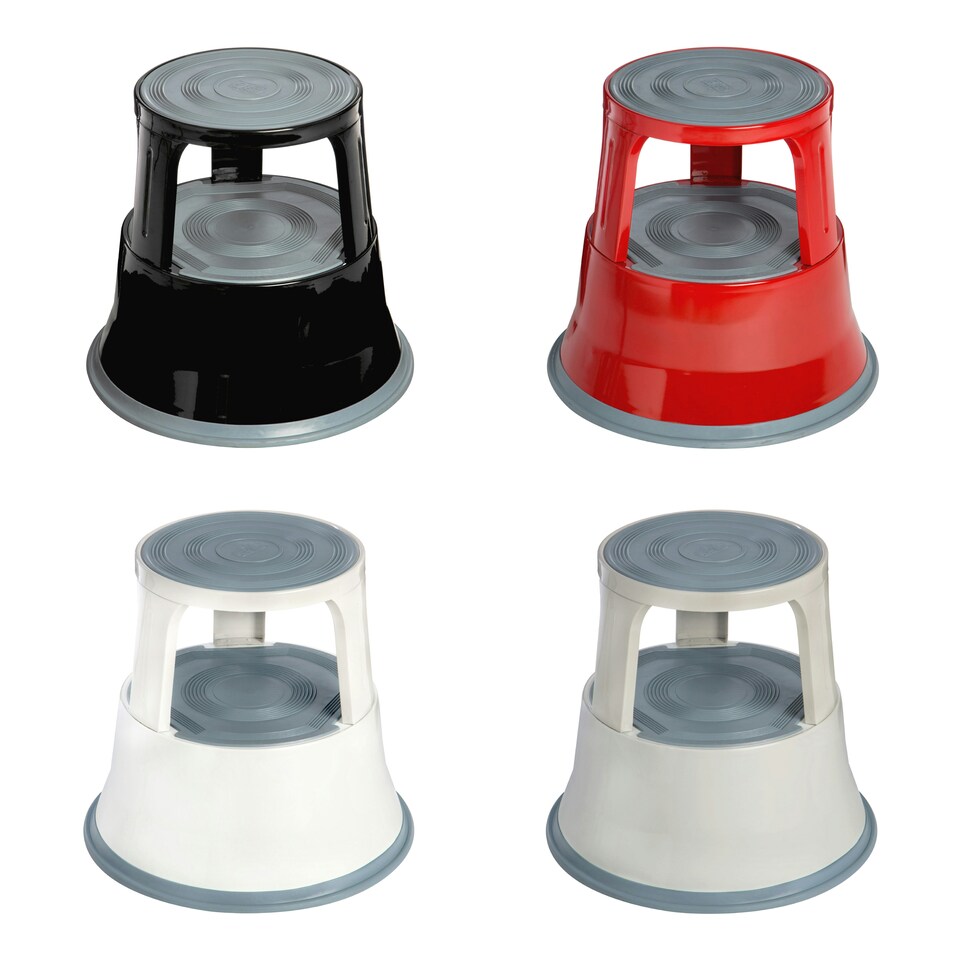 image 1 of Essentials by Premier 2 Tier Red Step Stool