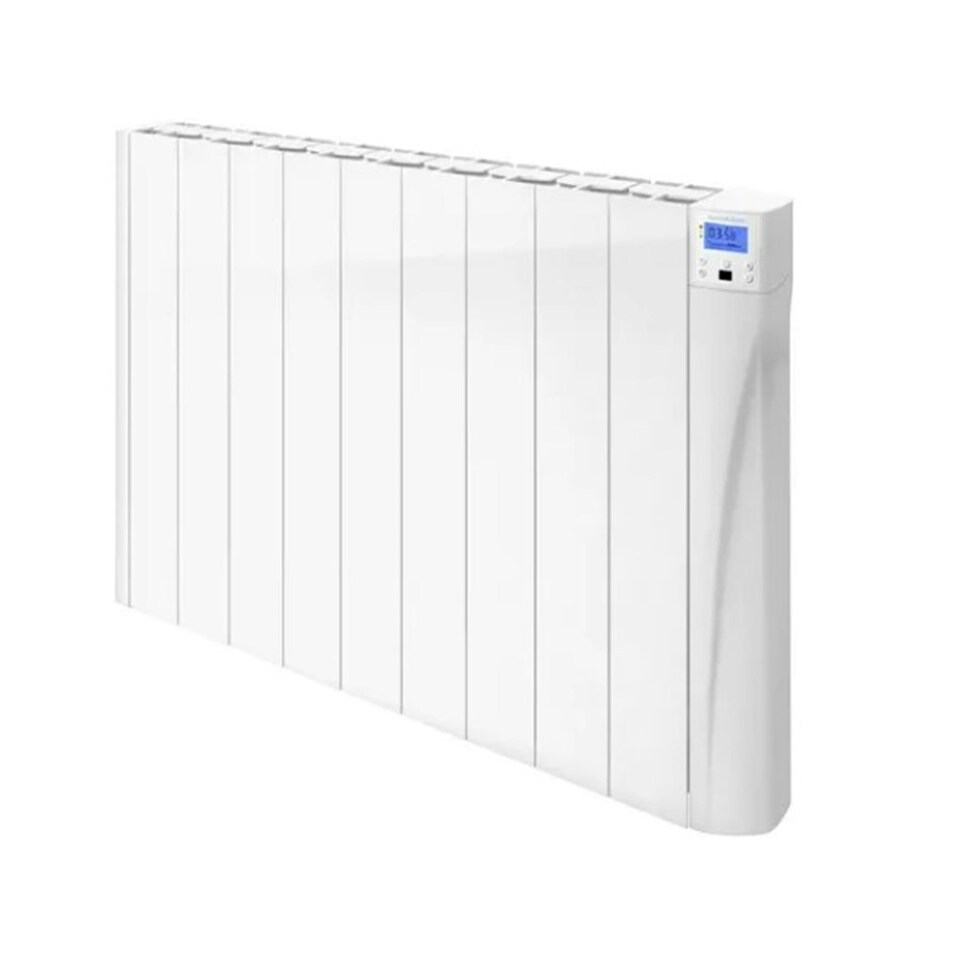image 1 of 827mm (W) x 575mm (H) - White Touch Electric Ceramic Core Radiator (Almera) - 1500 Watts - Depth 98mm - Heats Up To 15m²
