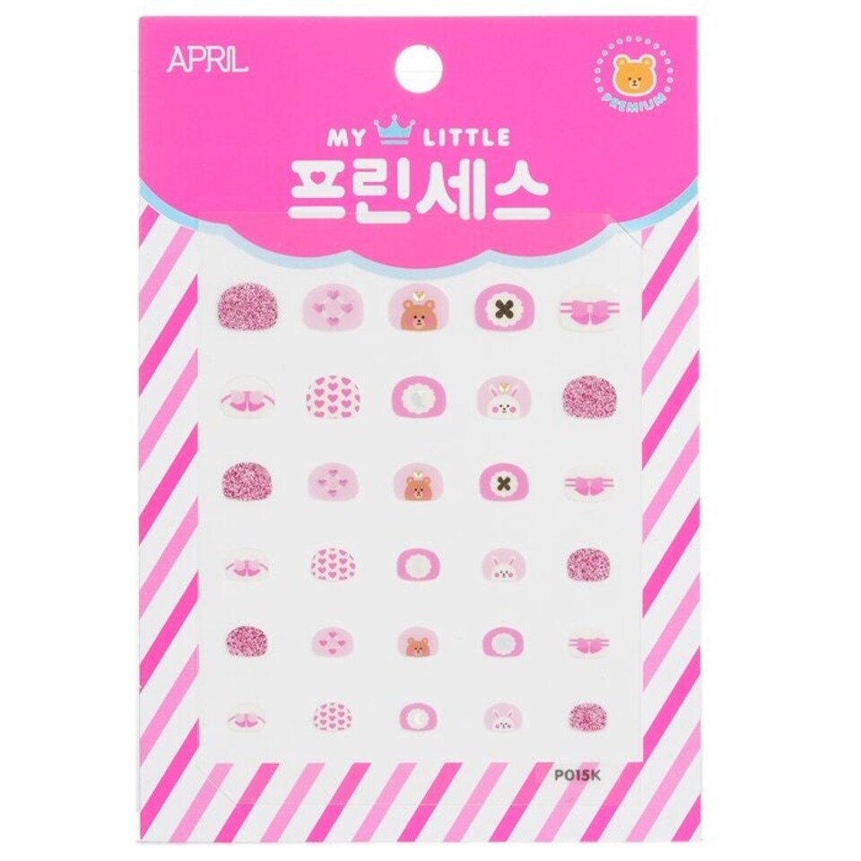 image 1 of Princess Kids Nail Sticker - # P015k - 1pack Multi