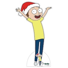 Morty Smith Happy Christmas Rick and Morty Lifesize Cardboard Cutout 160cm