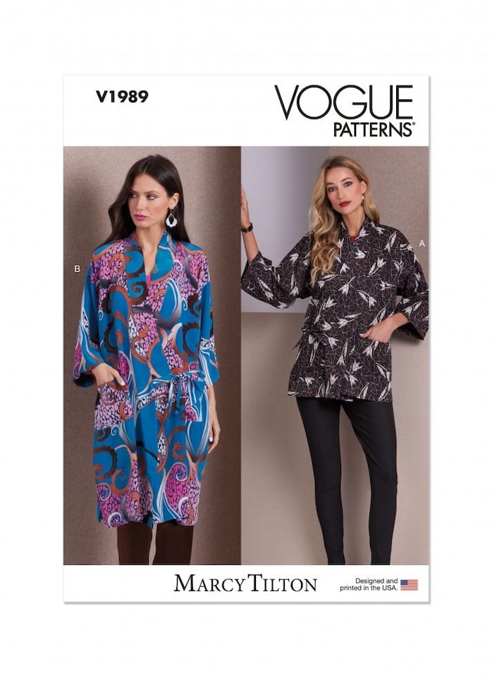 image 1 of Vogue 1989 Paper Sewing Pattern – Women’s Jacket, Size A (XS–S–M–L–XL–XXL), Easy
