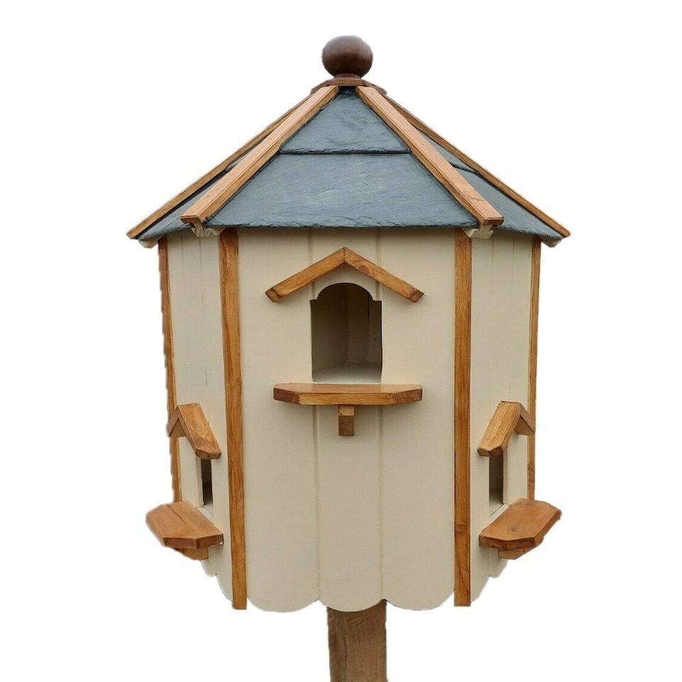 image 1 of Woodbridge Traditional English Dovecote, Birdhouse for Doves or Pigeons Brown | One Size