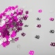 image 2 of 5 Pks 14g Shatchi 40th Happy Birthday Pink & Silver Confetti