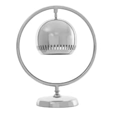 Interiors by Premier Circle Table Lamp Silver
