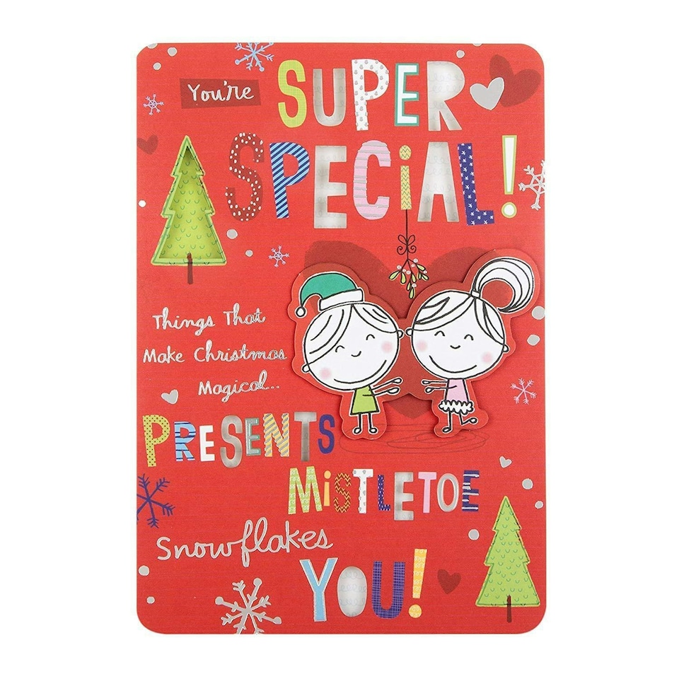image 1 of Someone Special Christmas Card "Mistletoe Moments"