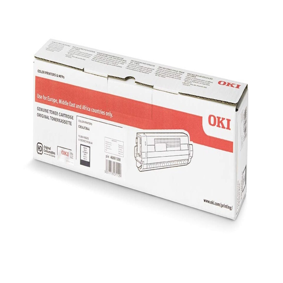 image 1 of OKI 834/844 Black Toner 10K