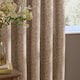 image 3 of Wylder Grace Leaf Jacquard Fully Lined Pencil Pleat Curtain Pair, Taupe, (W) 168 x (D) 137cm | Cream | Taupe | 1