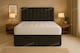 image 1 of Ottoman storage grey teddy 4ft6 double bed set with headboard and mattress