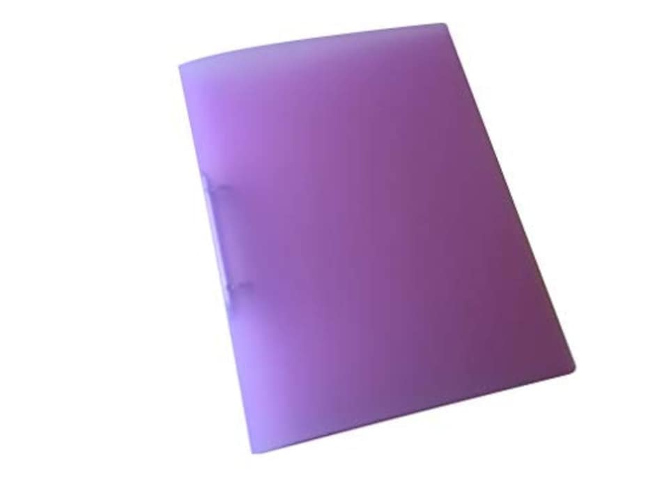image 1 of A4 Slim Pink Translucent Ringbinder