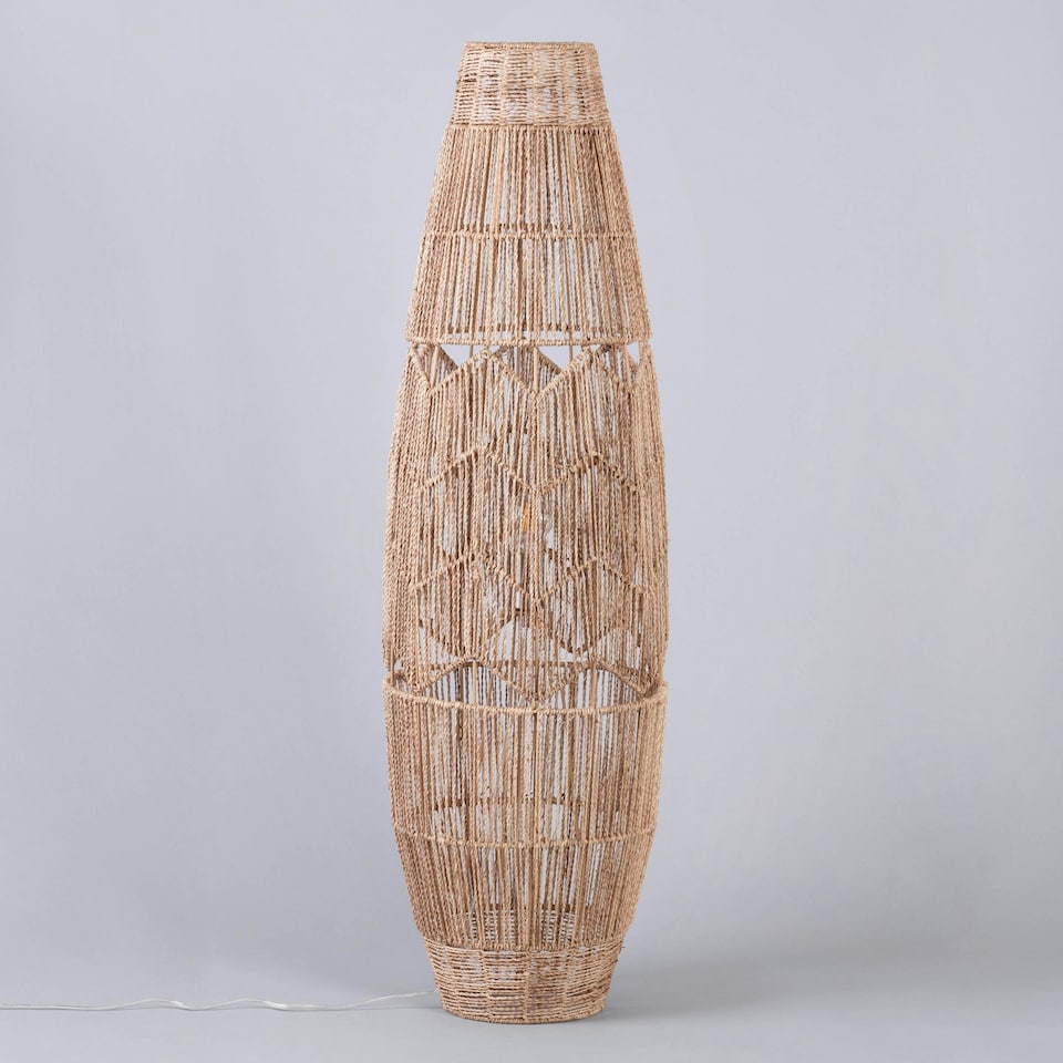 image 1 of BHS Jute String Floor Lamp, Natural
