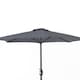 image 3 of Charles Bentley 2m Garden Patio Market Umbrella Crank Function - Grey