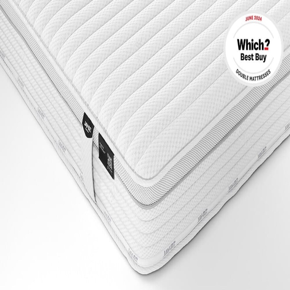 image 1 of Jay-Be 2000 Hybrid e-Pocket TRUECORE Eco-Friendly Mattress Double | White | 1