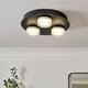 image 2 of BHS Brooke LED Bathroom Ceiling Spotlight Plate | Black | Matte Black | 1