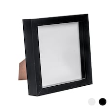 Nicola Spring 3D Box Photo Frame - 6 x 6" - Black