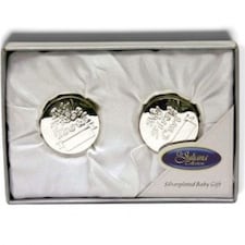 Widdop Gifts Silver Plated First Curl and First Tooth Boxes