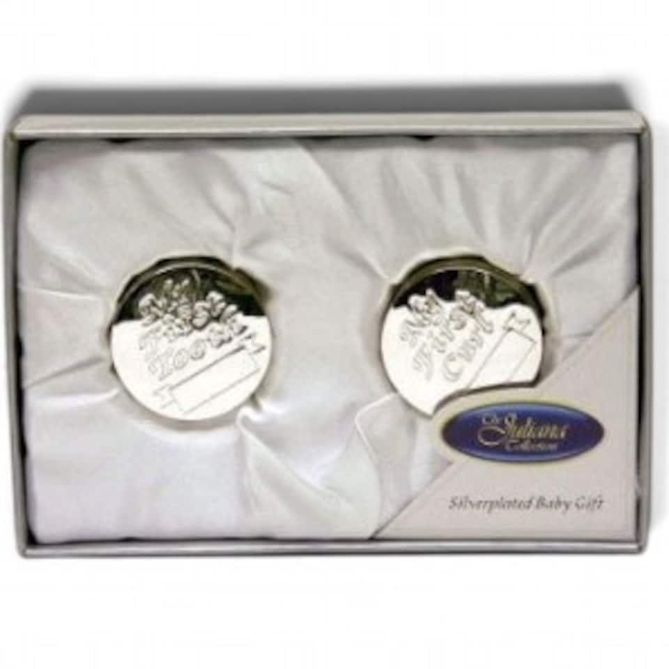 Widdop Gifts Silver Plated First Curl and First Tooth Boxes