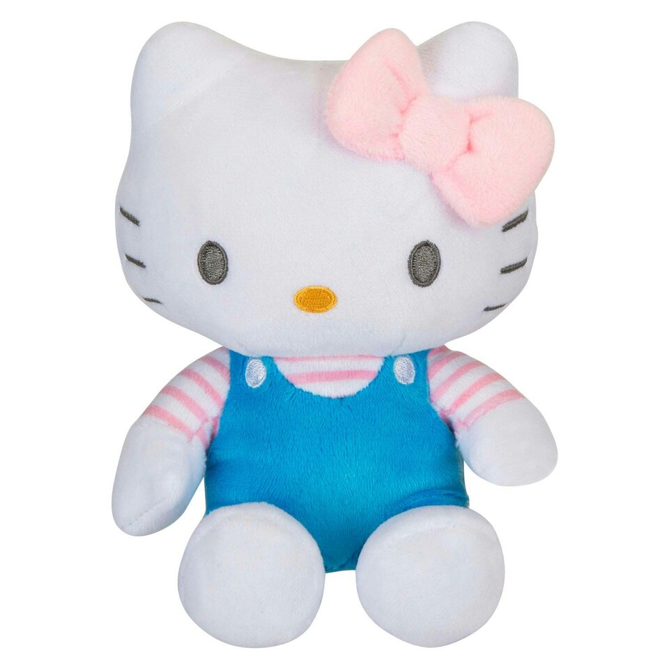 image 1 of Hello Kitty Soft Toy Light Blue Mini Plush Cute Plush Huggable Cuddly 15cm Blue