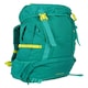 image 2 of Mountain Warehouse Venture Rucksack Ripstop Zipped Security Pockets Hiking Bag Green