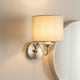 image 1 of ValueLights Rocha Pair of Silver Indoor Wall Light