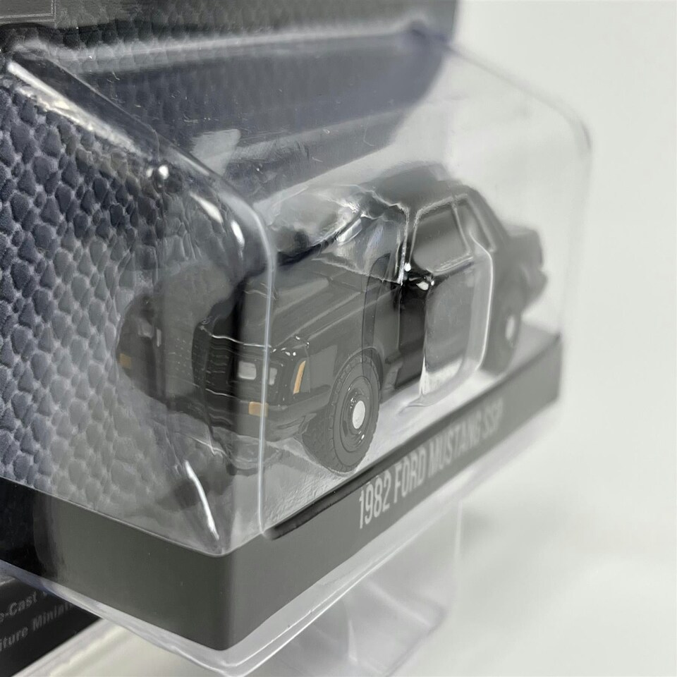image 1 of 1982 Ford Mustang SSP Black Edition 1:64 Scale Greenlight 28050B