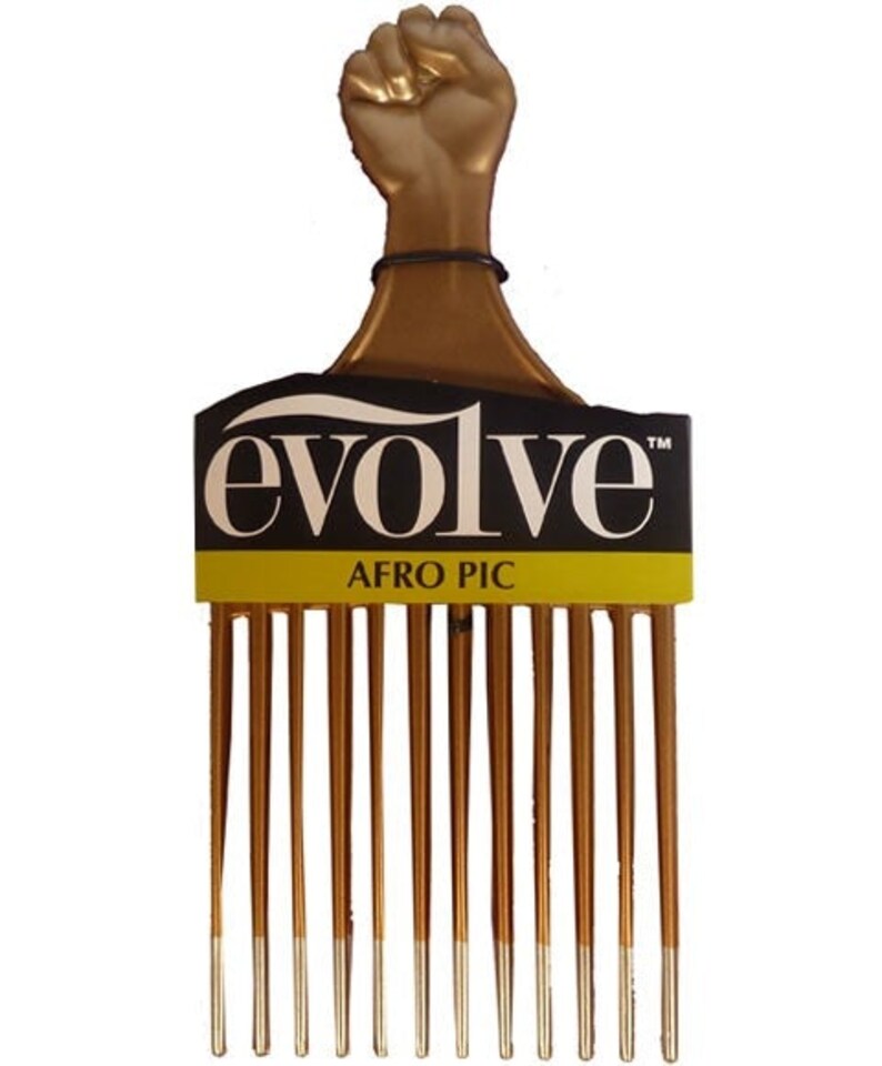 FirstLine Manufacturing Evolve Afro Pic Gold 4945