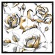 image 1 of Golden roses (Picture Frame) Black | M