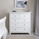 image 3 of Karlstad Chest of Drawers 5 Drawer in White