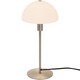 image 2 of Nordlux Ellen Indoor Table Lamp Silver Metal E14 Dome Shade - Mains Powered, IP20 | Silver | Steel
