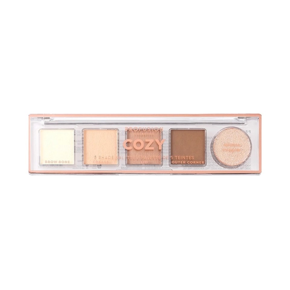 image 1 of Profusion Mini Essentials 5 Shade Palette Cozy