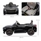 image 7 of HOMCOM Bentley Bacalar Licensed 12V Kids Electric Ride-On w/ Remote - Black
