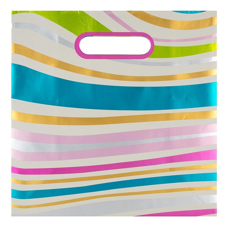 image 1 of Hallmark Colourful Stripes Gift Bag Medium