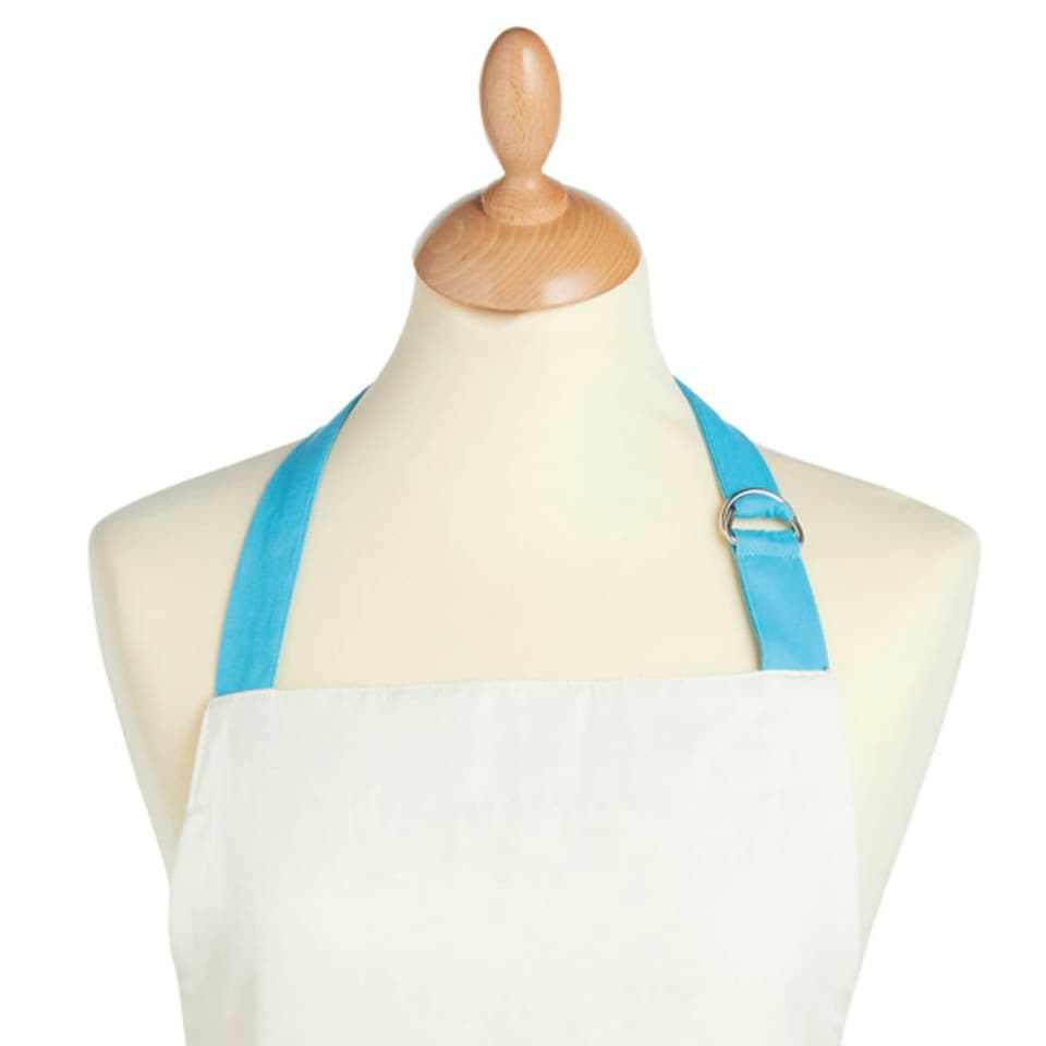 image 1 of KitchenCraft Apron Blue Lyrics Cotton | Blue