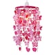 image 4 of ValueLights Pink Children's Hearts And Butterflies Pendant Shade | Pink