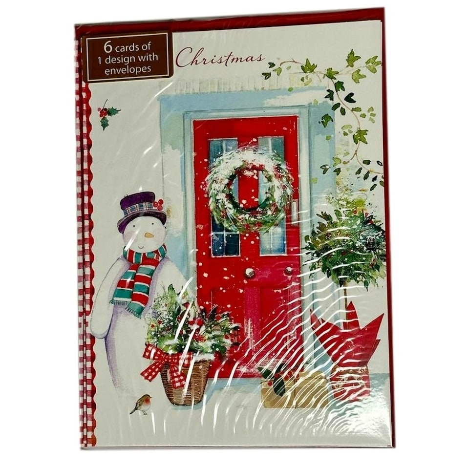 image 1 of Pack of 30 Traditional Festive Designs Christmas Cards
