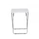 image 7 of Lightweight Portable Folding Snack Laptop TV Tray Table Desk | White