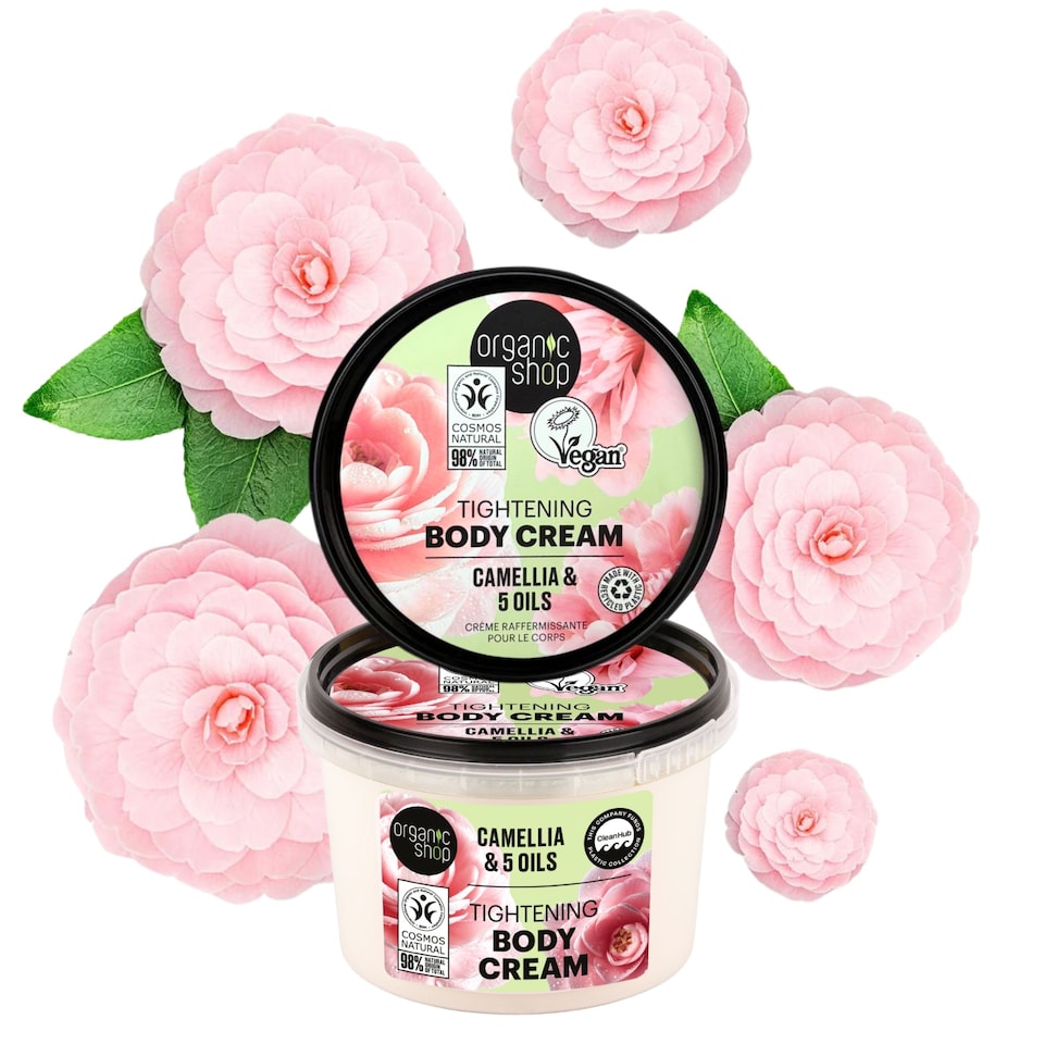 image 1 of Organic Shop Tightening Body Cream Camellia 250ml
