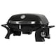 image 1 of George Foreman Gas BBQ GFSBBQ1 Black Stainless Steel Portable with Easy Ignition