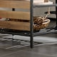 image 9 of SoBuy Industrial Kitchen Sideboard with 2 Drawers & 3 Shelves, Brown, 47.2x17.7x35.8 inches, 55.6 kg - FSB85-PF