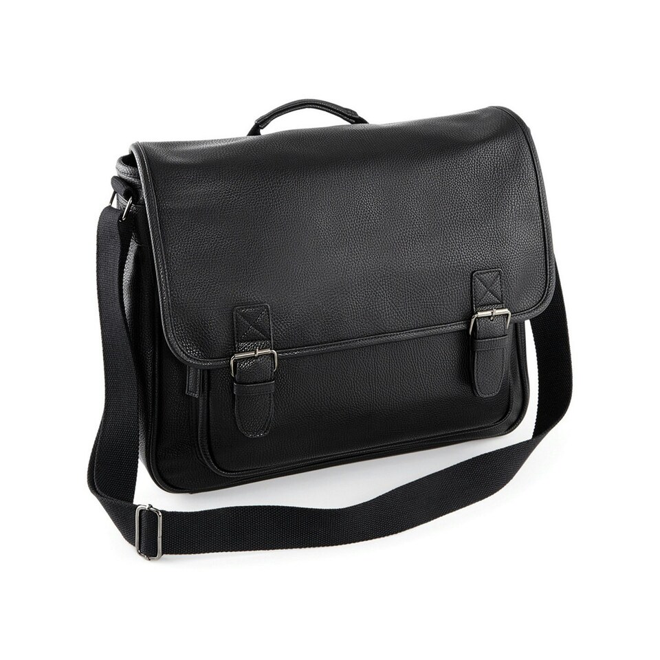 Quadra Nuhide Messenger Bag - Black - One Size