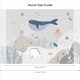 image 4 of Under The Sea Full Wall Mural in Neutrals | Cream | Blue, Neutral | Extra Large (350cm x 240cm)