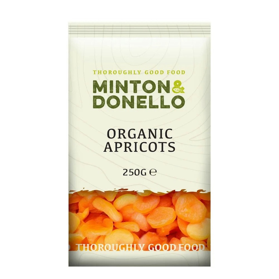 image 1 of Minton & Donello Organic Apricots 6 x 250g