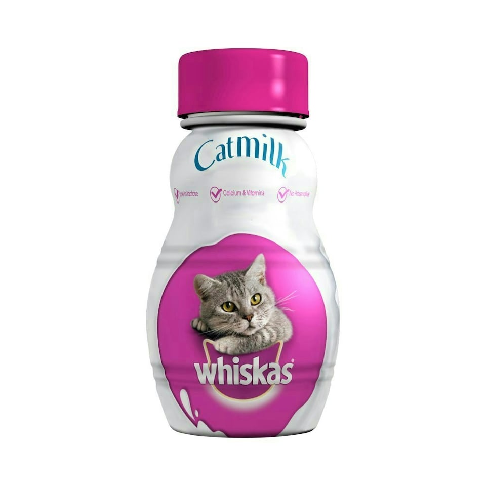 image 1 of whiskas Kitten Cat Milk Bottle 200ml (Pack of 6)