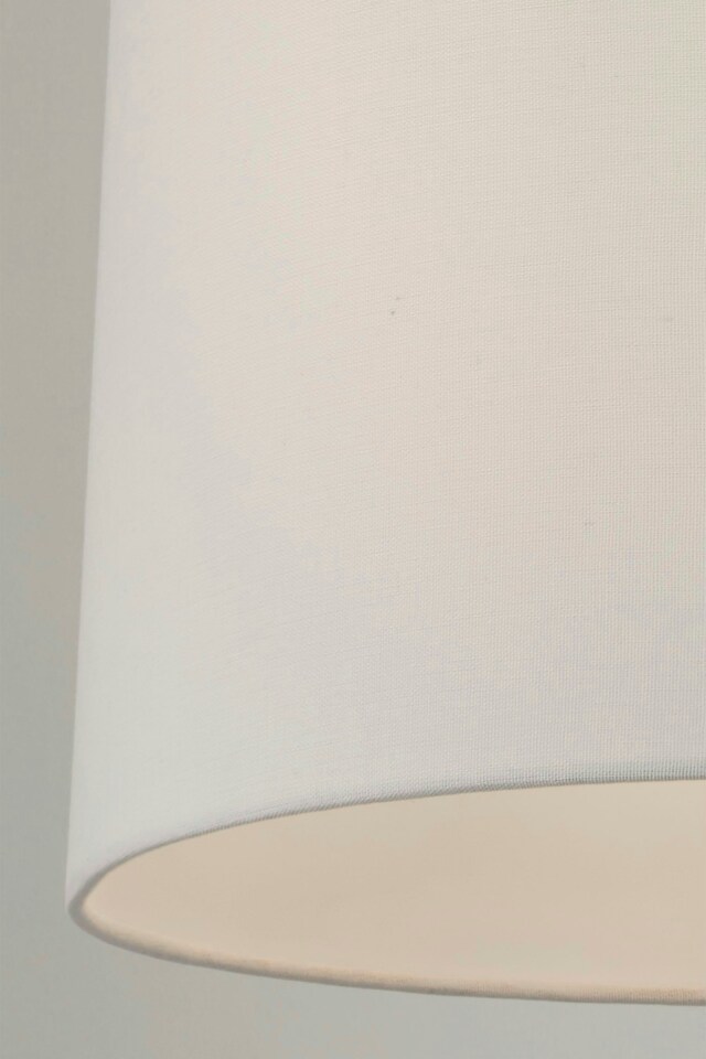 image 1 of Ivory Tappered Linen Shade D30Cm