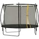 image 1 of SPORTNOW 10ft Trampoline with Enclosure Net and Spring Cover, Black
