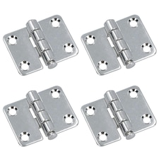 Cabin Door Hinges 4 PACK Stainless Steel Boat Yacht Motor Home Locker Marine Silver