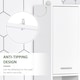 image 8 of HOMCOM Storage Cabinet For Bathroom Bedroom Freestanding w/Door Cupboard&Shelves