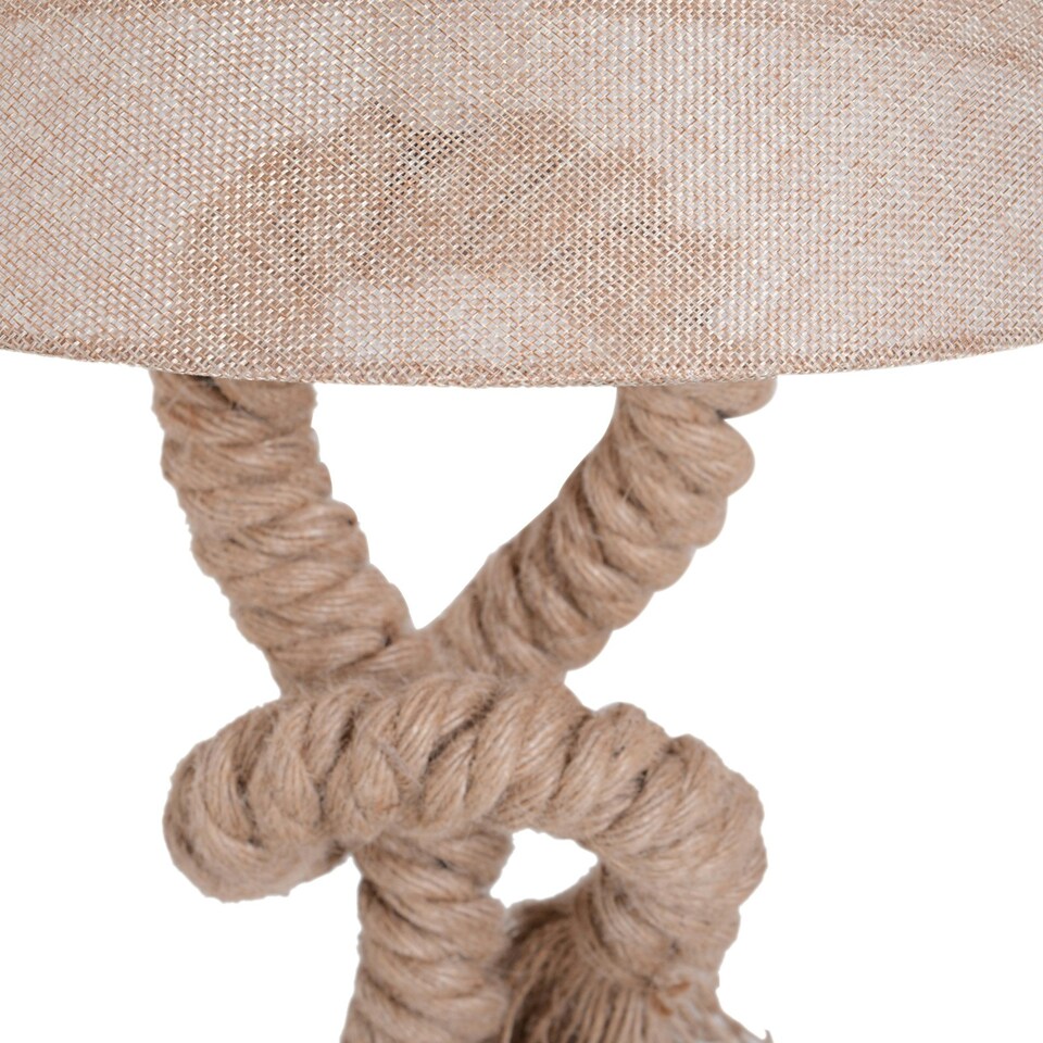 image 1 of HOMCOM Table Lamp Indispensable Nautical Twisted Rope E27 Base Bedside Light