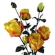 image 5 of 6 x 60cm Yellow Rose Artificial Flower Sprays - 24 Flowers 18 Buds