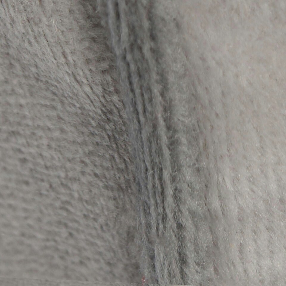 image 1 of OHS Matte Velvet Short Bolster Body Support Cushion, 46x20cm - Grey/Charcoal Grey