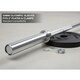 image 3 of Modern Fitness 6ft Olympic Barbell 12kg 1.8m Space-Saving Steel Weightlifting Bar with Spring Collars 28mm Professional Grip